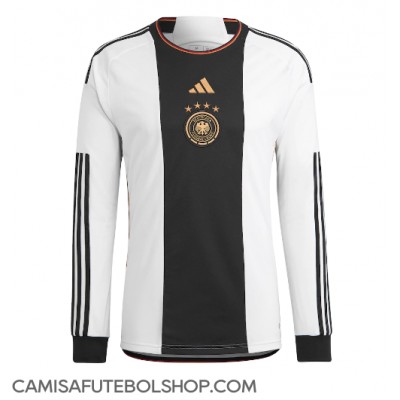 Camisa de time de futebol Alemanha Replicas 1º Equipamento Mundo 2022 Manga Comprida